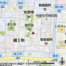 福岡県柳川市椿原町41周辺の地図