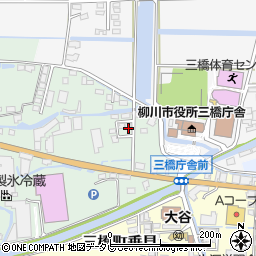 福岡県柳川市三橋町蒲船津73周辺の地図