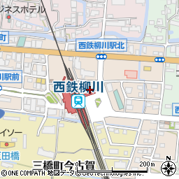 福岡県柳川市三橋町下百町200周辺の地図