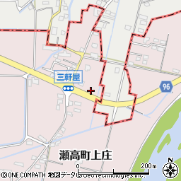 福岡県みやま市瀬高町上庄1669周辺の地図