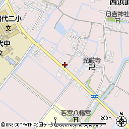 福岡県柳川市西浜武1313周辺の地図