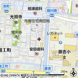 福岡県柳川市椿原町19周辺の地図