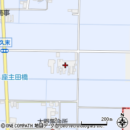 柳川農業協同組合　東部地区カントリーエレベーター周辺の地図