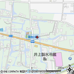 福岡県柳川市三橋町蒲船津8-3周辺の地図