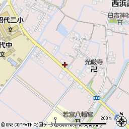 福岡県柳川市西浜武1311-2周辺の地図