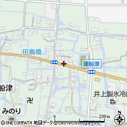 福岡県柳川市三橋町蒲船津1195周辺の地図