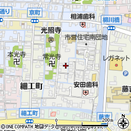 福岡県柳川市椿原町42-4周辺の地図