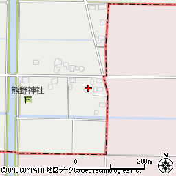 福岡県柳川市三橋町中山911周辺の地図