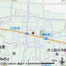 福岡県柳川市三橋町蒲船津1201周辺の地図