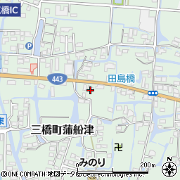 福岡県柳川市三橋町蒲船津1234周辺の地図