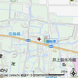 福岡県柳川市三橋町蒲船津1191周辺の地図