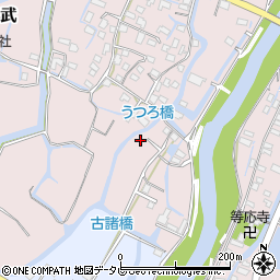 福岡県柳川市西浜武762-11周辺の地図