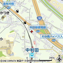 判田郵便局周辺の地図