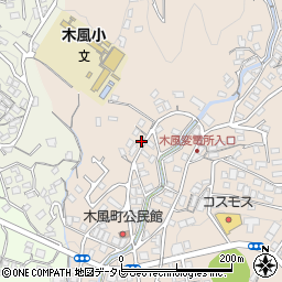 長崎県佐世保市木風町22周辺の地図