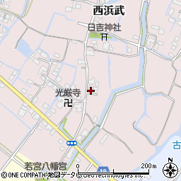 福岡県柳川市西浜武1331周辺の地図