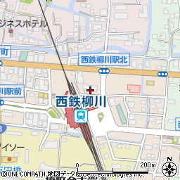 柳川観光タクシー有限会社周辺の地図