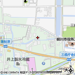 福岡県柳川市三橋町蒲船津44周辺の地図