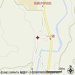 福岡県八女市立花町白木6576周辺の地図