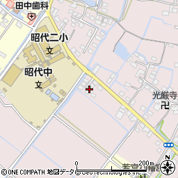 福岡県柳川市西浜武1466周辺の地図