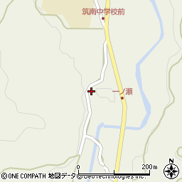 福岡県八女市立花町白木6575周辺の地図