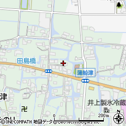 福岡県柳川市三橋町蒲船津1193周辺の地図