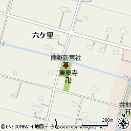 熊野新宮社周辺の地図