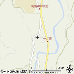 福岡県八女市立花町白木6583-1周辺の地図