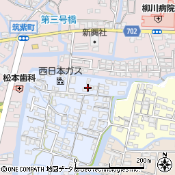 福岡県柳川市新外町94周辺の地図