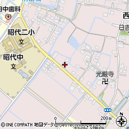 福岡県柳川市西浜武1461周辺の地図