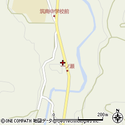 福岡県八女市立花町白木6586周辺の地図