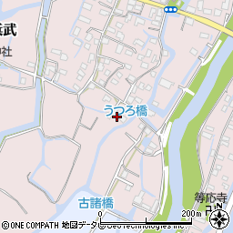 福岡県柳川市西浜武766周辺の地図