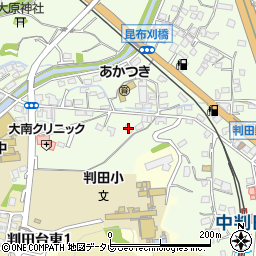 コンフォート判田周辺の地図