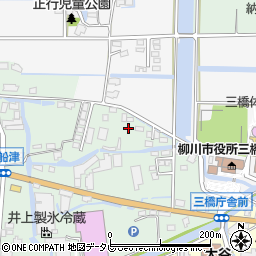 福岡県柳川市三橋町蒲船津37周辺の地図