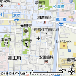 福岡県柳川市椿原町42周辺の地図