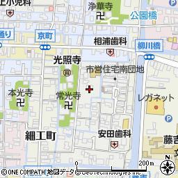 福岡県柳川市椿原町42-1周辺の地図