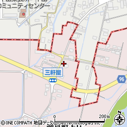 福岡県みやま市瀬高町上庄1657周辺の地図