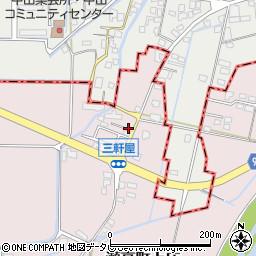 福岡県みやま市瀬高町上庄1643周辺の地図