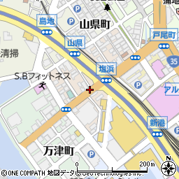 長崎県佐世保市塩浜町周辺の地図