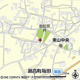 上坂田公民館周辺の地図