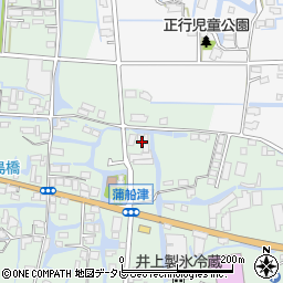福岡県柳川市三橋町蒲船津119周辺の地図