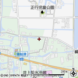 福岡県柳川市三橋町蒲船津30周辺の地図