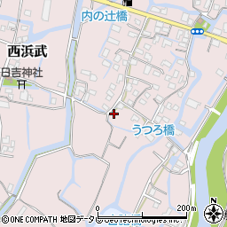 福岡県柳川市西浜武777周辺の地図