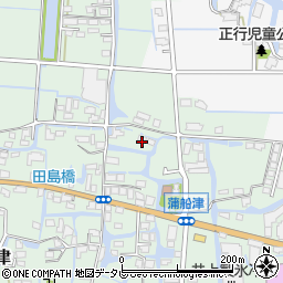 福岡県柳川市三橋町蒲船津1113周辺の地図