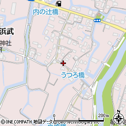福岡県柳川市西浜武780周辺の地図