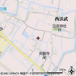 福岡県柳川市西浜武1270周辺の地図