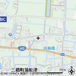 福岡県柳川市三橋町蒲船津394周辺の地図