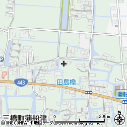 福岡県柳川市三橋町蒲船津1132周辺の地図