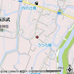 福岡県柳川市西浜武836周辺の地図