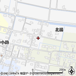 佐賀県白石町（杵島郡）北揚周辺の地図