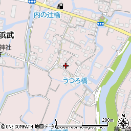 福岡県柳川市西浜武783周辺の地図